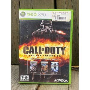 Call of Duty: The War Collection (Microsoft Xbox 360, 2010) Complete In Box CIB
